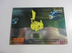 The Chase for Pikachu Holo Mewtwo Strikes Back Topps Pokemon Card Played - Image 1