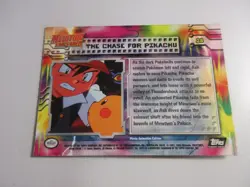 The Chase for Pikachu Holo Mewtwo Strikes Back Topps Pokemon Card Played - Image 3