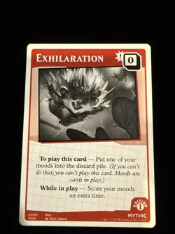 MTG Secret Lair Mood Swings - Exhilaration - Mythic - Card # 0089 - Image 1