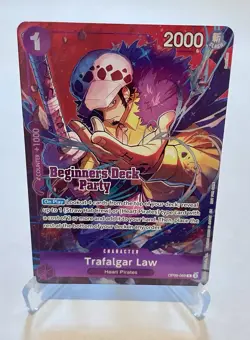Trafalgar Law OP09-069 Beginners Deck Party Winner Textured One Piece CCG - Image 1