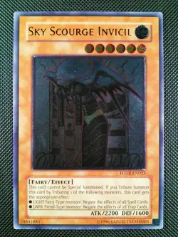 Sky Scourge Invicil FOTB-EN023 Ultimate Rare YuGiOh - Image 1