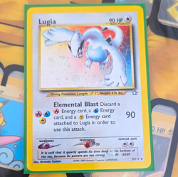 Pokemon TCG Lugia 9/111 Neo Genesis Unlimited Holo Rare English 2000 90 HP - Image 1
