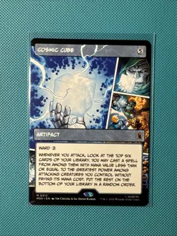 Cosmic Cube (Borderless) (0312) #312 Marvel Super Heroes Magic The Gathering MTG - Image 1