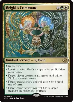 Brigid's Command 208 NM MTG Lorwyn Eclipsed Magic - Image 1