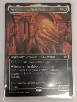 Arahbo, the First Fang (Borderless) Foundations - MTG RARE - Image 1