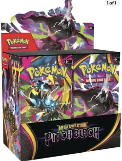 Pokemon TCG: Mega Evolution-Pitch Black Booster Display Box (36 Packs) — PRESALE - Image 1