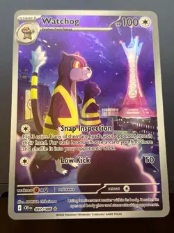 Watchog 097/086 - Pokemon TCG ME:04 Chaos Rising - Illustration Rare NM English - Image 1