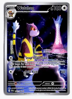 Watchog 097/086 Holo Illustration Rare Chaos Rising Pokemon NM - Image 1