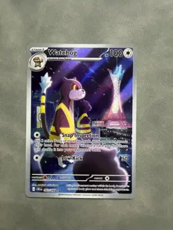 Pokemon TCG 097/086 Watchog Illustration Rare Chaos Rising | Near Mint - Image 2