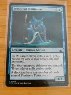 MTG Persistent Petitioners 0053 Ravnica Remastered M/NM Free UK P&P - Image 1