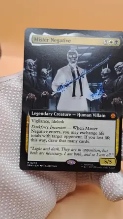 MTG Marvel's Spider-Man Mister Negative (Extended Art) Mythic #274 Near Mint - Image 2