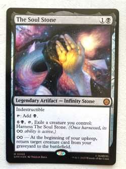 Mtg Carte Magic Marvel Spider-Man The Soul Stone Infinity FOIL English NM - Image 1