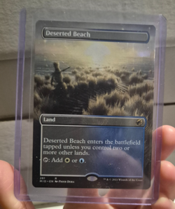 MTG - Deserted Beach - Innistrad: Midnight Hunt - #281 - Borderless - Image 2