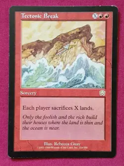 "Tectonic Break" - Magic The Gathering Card - Mercadian Masques - Image 1