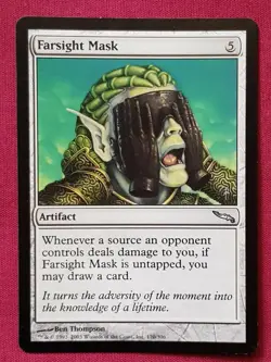 "Farsight Mask" - Magic The Gathering Card - Mirrodin - Image 1