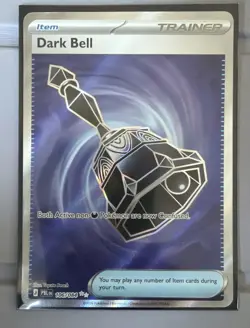 Pokemon TCG English Dark Bell Pitch Black Ultra Rare 106/084 - Image 1