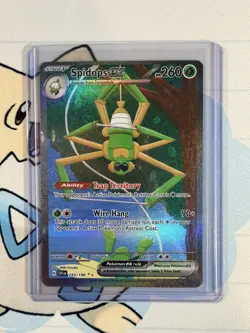 NM-Mint Spidops ex - 243/198 - Special Illustration Rare Pokemon Scarlet & Viole - Image 1
