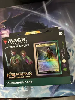 Magic the Gathering Lord of the Rings Food and Fellowship Commander Deck 195166205052 - Image 1