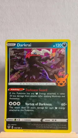 Darkrai [LP] - Pokemon TCG Trick or Trade 105/189 [Holo Rare] - Image 1