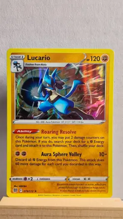 Lucario [LP] - Pokemon TCG Brilliant Stars 079/172 [Holo Rare] - Image 1