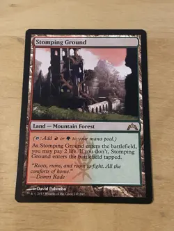 Stomping Ground Gatecrash Rare NM Magic: The Gathering 247 Normal - Image 1