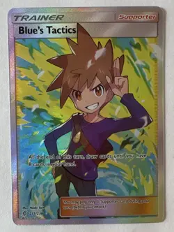 Pokemon Blue's Tactics 231/236 SM Unified Minds Full Art Holo Trainer - Image 1