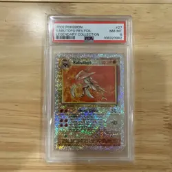 PSA 8 Reverse Holo Kabutops Legendary Collection Pokemon 2002 - Image 1
