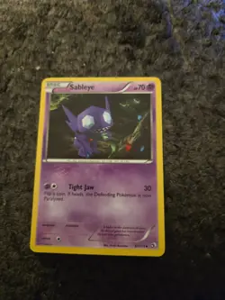 Sableye 61/113 Uncommon Legendary Treasures Pokemon Reverse Holo Lightly Played - Image 1
