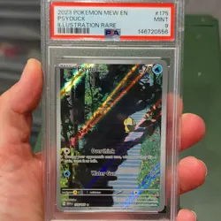 PSA 9 Psyduck 175/165 SV Scarlet & Violet 151 Illustration Rare Holo 2023 Eng - Image 1