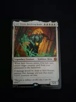 Anti-Venom, Horrifying Healer Marvel's Spider-Man Magic The Gathering MTG M/NM - Image 1