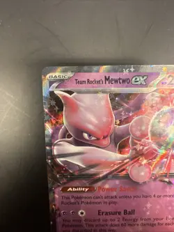 Team Rocket's Mewtwo ex 079/217 Ascended Heroes Double Rare Pokemon Card - Image 2