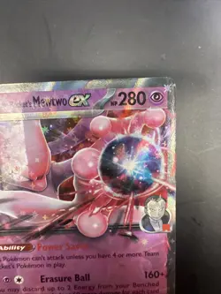 Team Rocket's Mewtwo ex 079/217 Ascended Heroes Double Rare Pokemon Card - Image 3
