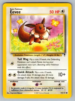 Pokemon TCG Eevee 74/110 Legendary Collection Regular NM - Image 1
