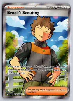 Brock's Scouting 179/159 Ultra Rare Journey Together Pokemon Near Mint - Image 1