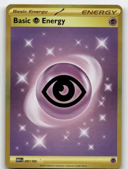 BASIC PSYCHIC ENERGY 207/165 HYPER RARE 151 POKEMON NEAR MINT - Image 2