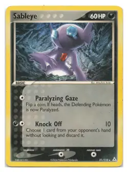 Sableye #31/110 Holon Phantoms Pokemon tcg - Image 1