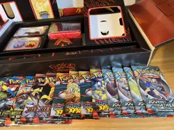 Open Team Rockets Moltres UPC With Accessories - Opened packs, No Promos - Image 5