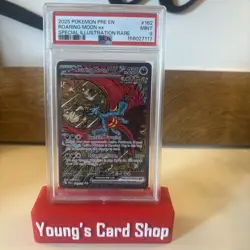 2025 POKEMON PRE EN-PRISMATIC EVOLUTIONS #162 ROARING MOON EX PSA 9 - Image 1