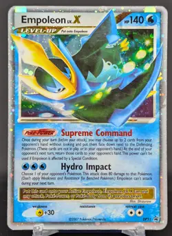 Pokemon Empoleon LV.X #DP11 English Black Star Promo Cosmos Holo - Image 1