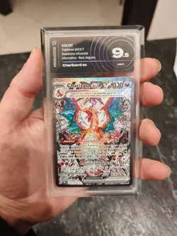 Pokemon Card Charizard ex 223/197 Ossidiana Infuocata ITA Ai Grading 9.5 NM - Image 5