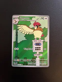 Pokemon TCG Card Pidgeotto 208/197 Obsidian Flames Illustration Rare - Image 1
