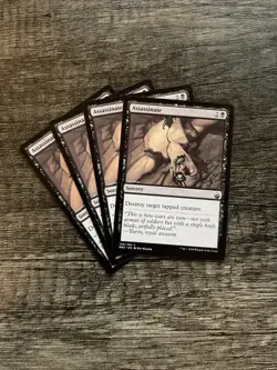 MTG 4x Assassinate x4 LP Battlebond - Image 1