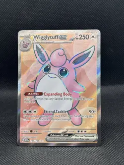 Wigglytuff ex 187/165 Full Art Holo Ultra Rare SV 151 - Image 2