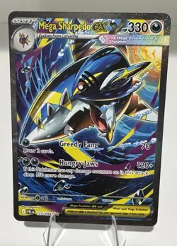 Pokemon TCG Mega Sharpedo EX SIR Phantasmal Flames NM 127/094 - Image 1