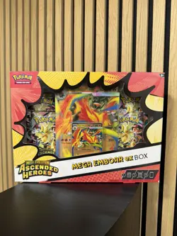 Pokemon TCG Ascended Heroes Mega Emboar ex Box - sealed & brand new - Image 1