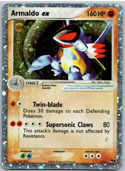 Armaldo ex 16/17 Rare POP Series 1 Pokemon Holo - Image 1