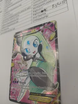 Meloetta EX (Full Art) RC25/RC25 Legendary Treasures: Radiant Collection Holo - Image 3