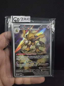 Pokemon Alakazam 009 Pokemon Center Promo Sealed - Image 1