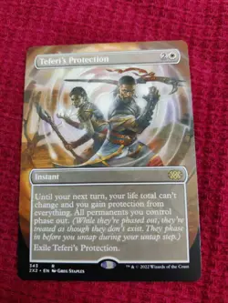 Magic the Gathering Teferi's Protection Borderless Double Masters 2022 - Image 1