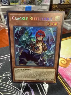 Yu-Gi-Oh Crackle Blitzclique 1st Edition CORI-EN012 Secret Rare NM - Image 1